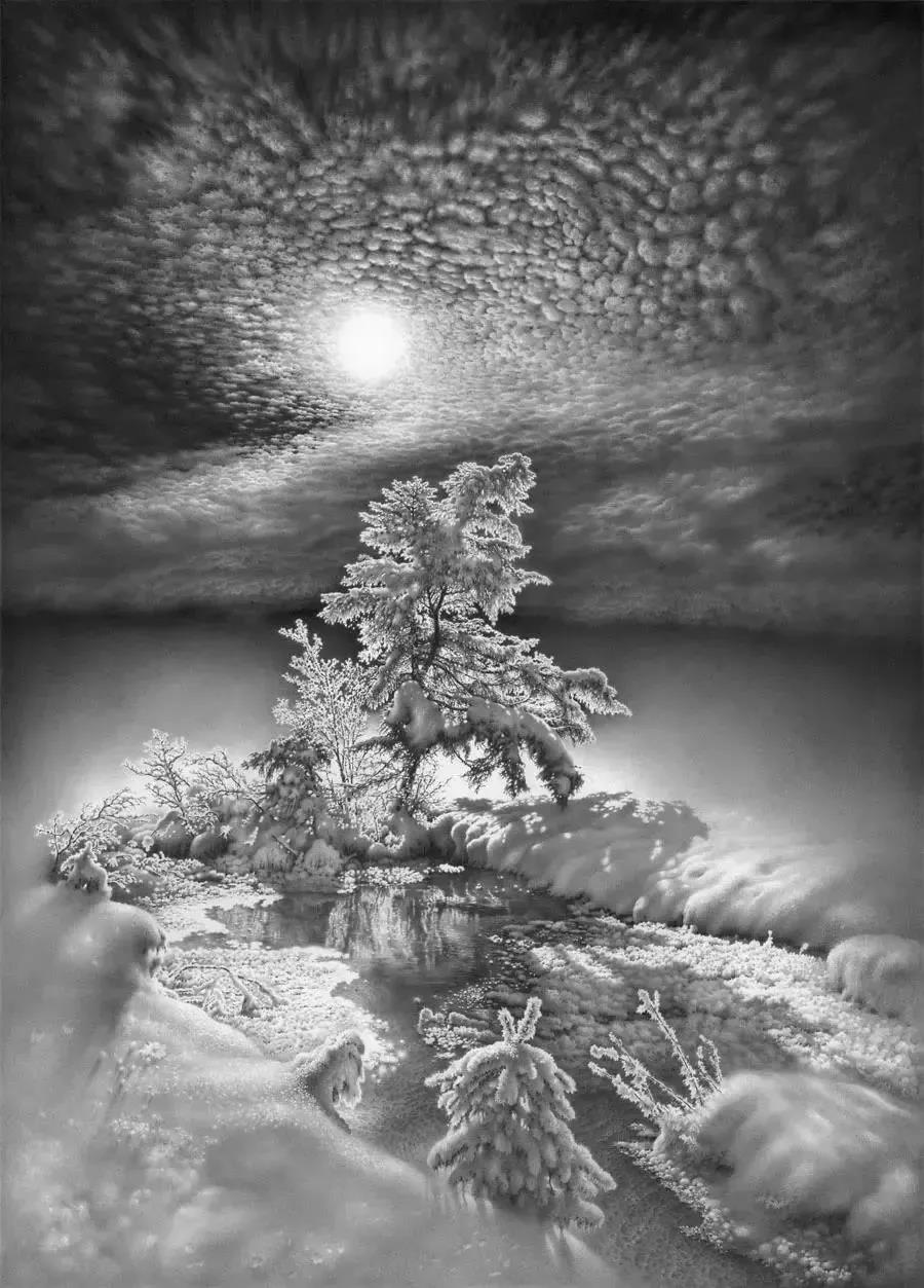 雪景限時(shí)領(lǐng)取，但畫畫，什么時(shí)候都不算晚