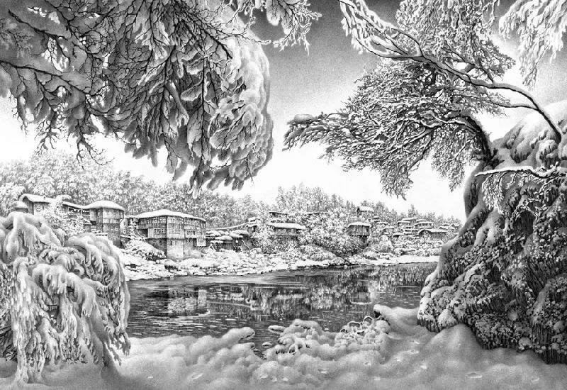 雪景限時(shí)領(lǐng)取，但畫畫，什么時(shí)候都不算晚