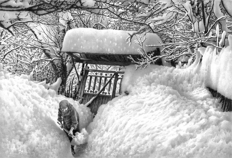 雪景限時(shí)領(lǐng)取，但畫畫，什么時(shí)候都不算晚